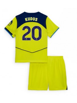 Tottenham Hotspur Mohammed Kudus #20 Replika Tredje Kläder Barn 2025-26 Kortärmad (+ byxor)